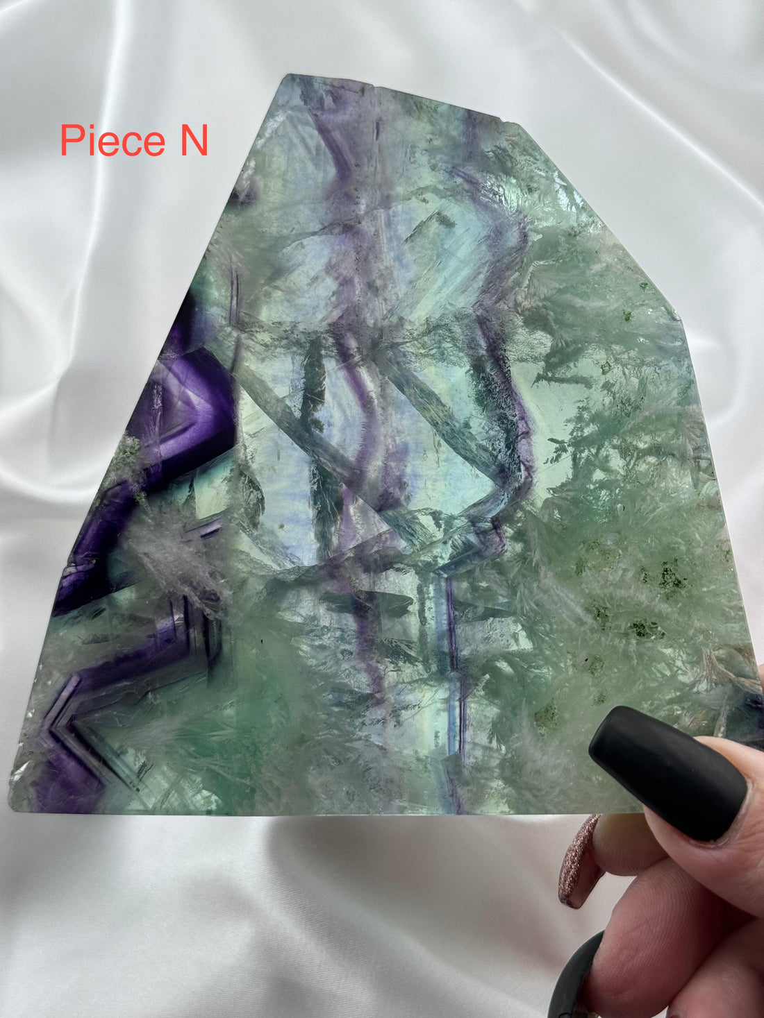 Feather Fluorite Slabs-Earth Fairy Holistics