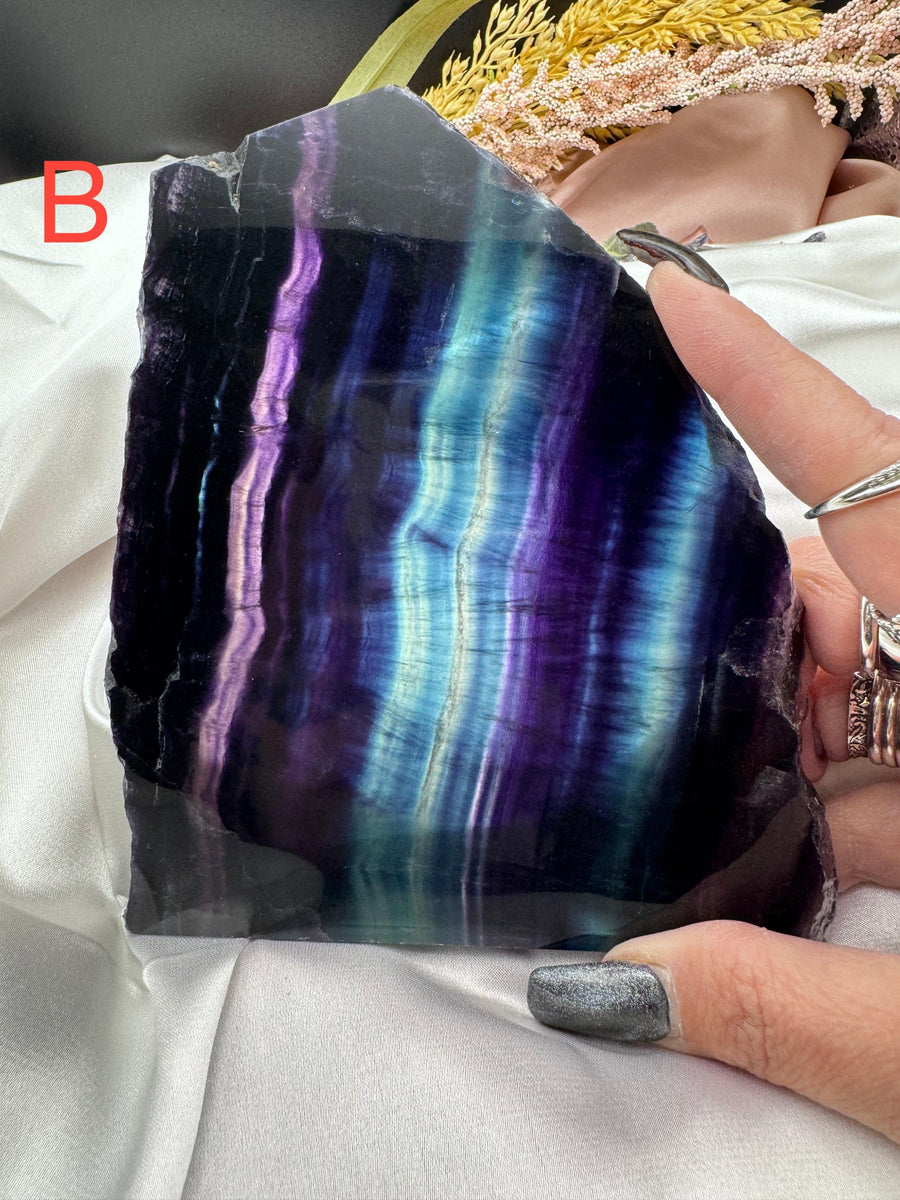 Fluorite Slabs-Earth Fairy Holistics