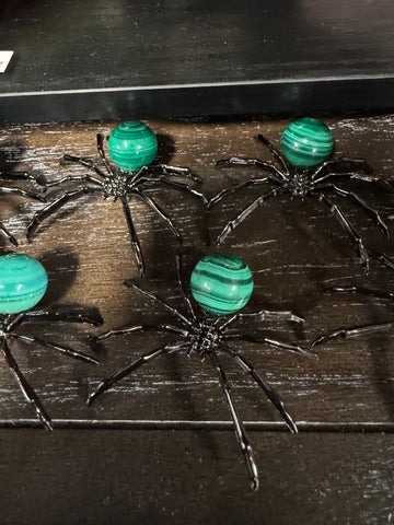Malachite Spiders-Earth Fairy Holistics