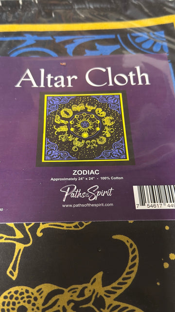 Zodiac Altar Cloth (24 x 24)