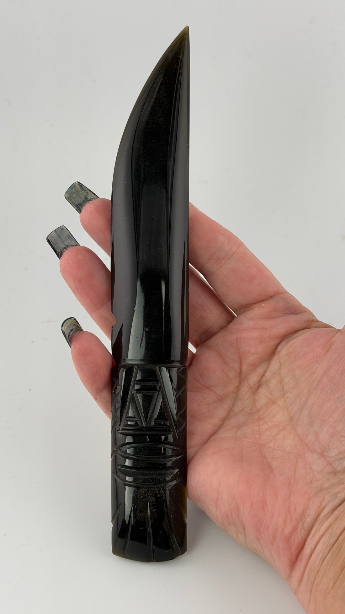 Gold Sheen Obsidian Athame-Earth Fairy Holistics