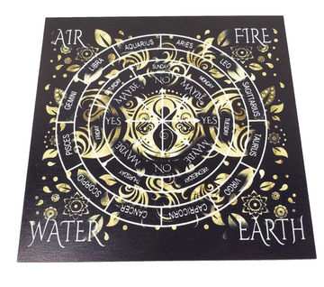 Triple Moon Goddess Pendulum / Altar Board 8"