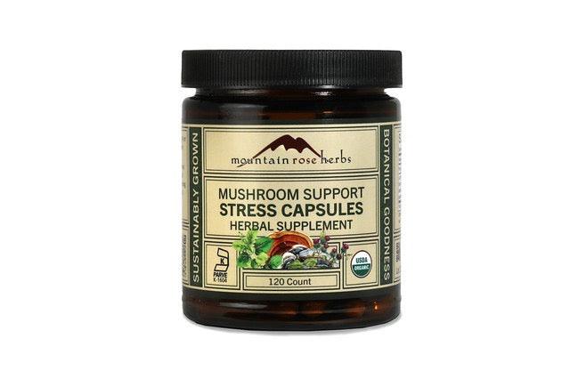 Organic Mushroom Support Capsules - Stress-Earth Fairy Holistics