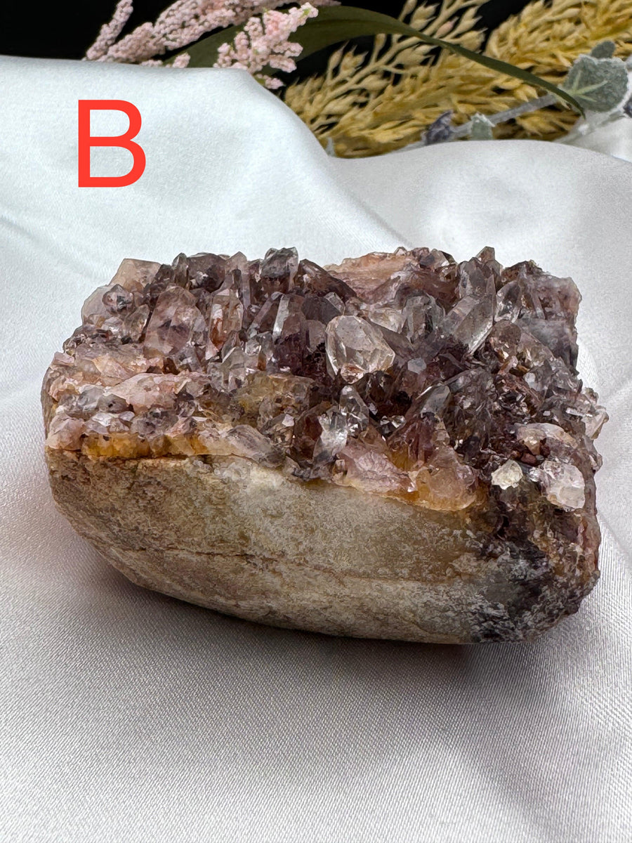 Phantom Quartz Clusters (Large)-Earth Fairy Holistics