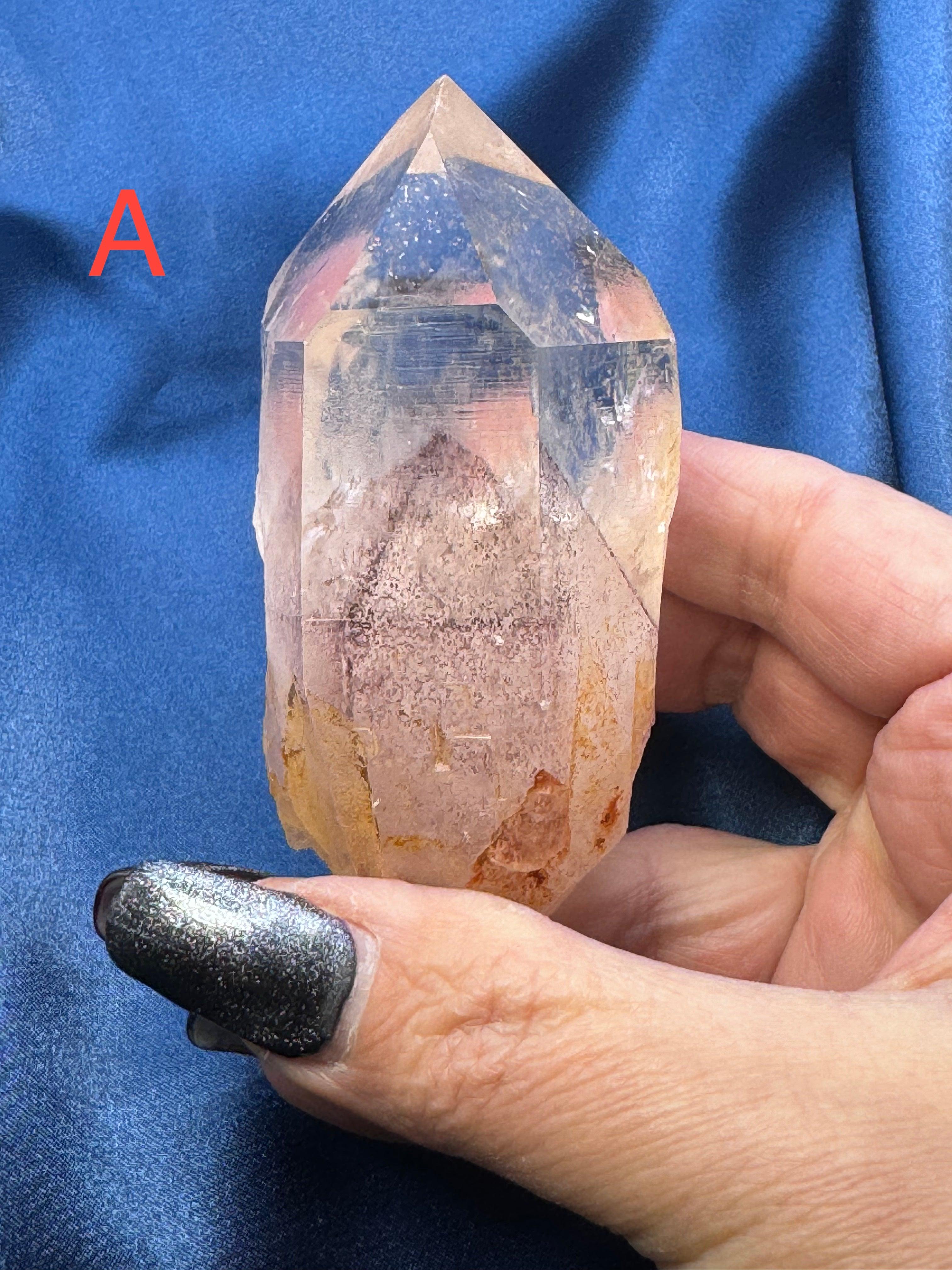 Phantom Quartz Rough Points (Large) – Earth Fairy Holistics