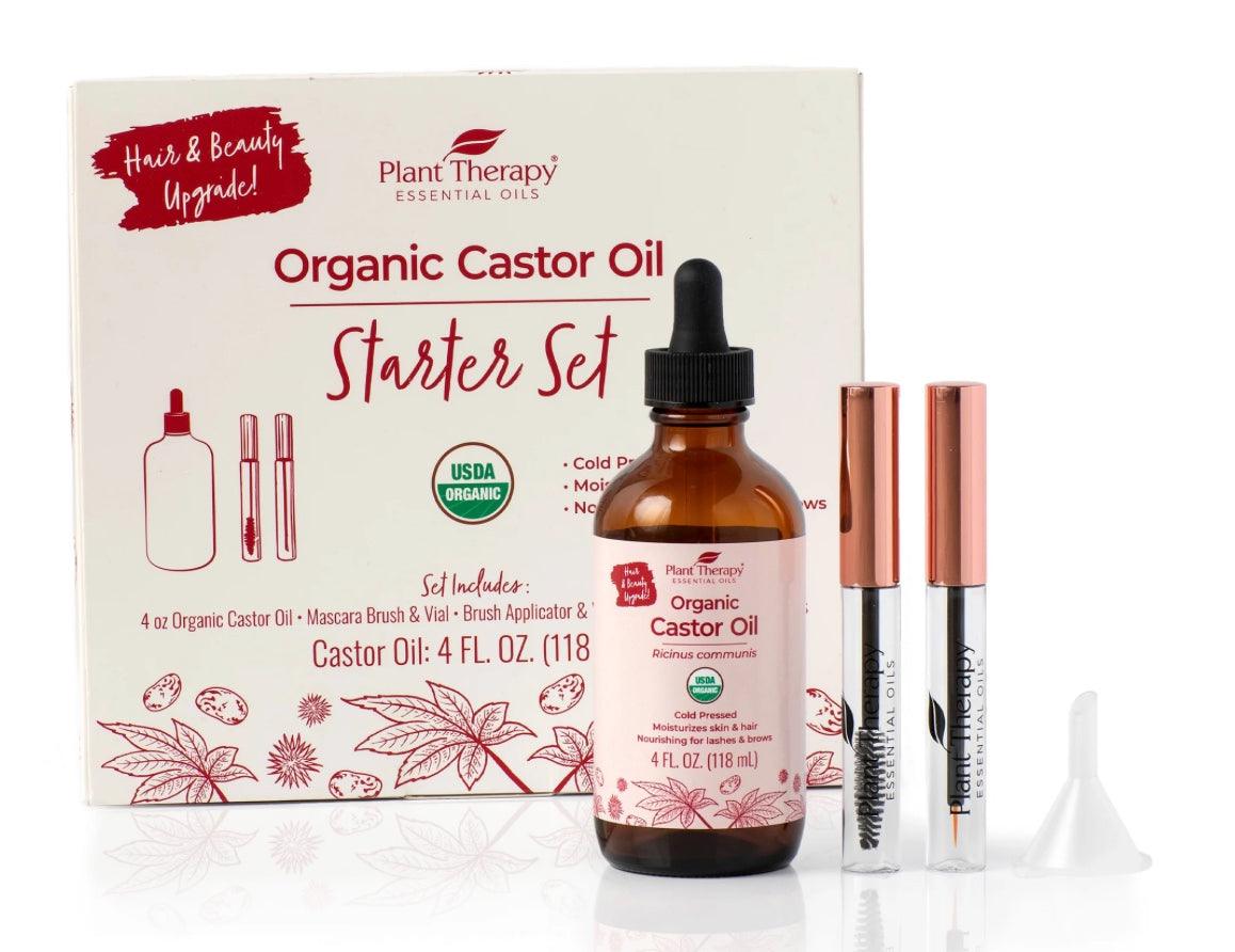 Plant Therapy Organic Castor Oil Starter Set-Earth Fairy Holistics