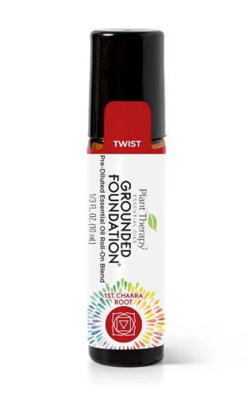 Plant Therapy Grounded Foundation (Root Chakra) Essential Oil Roll On-Earth Fairy Holistics