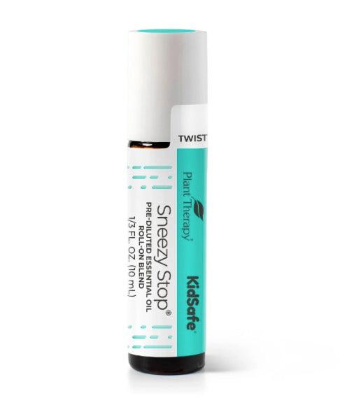 Plant Therapy Sneezy Stop KidSafe Essential Oil Roll On-Earth Fairy Holistics