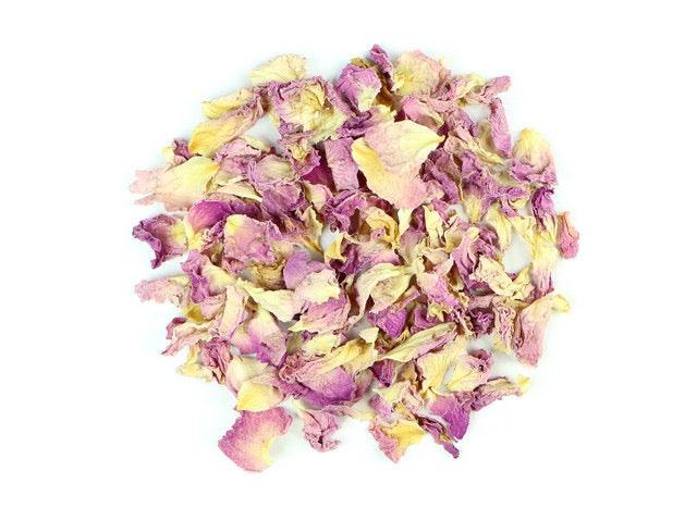 Organic Rose Petals - Pink (Rosa damascena)-Earth Fairy Holistics
