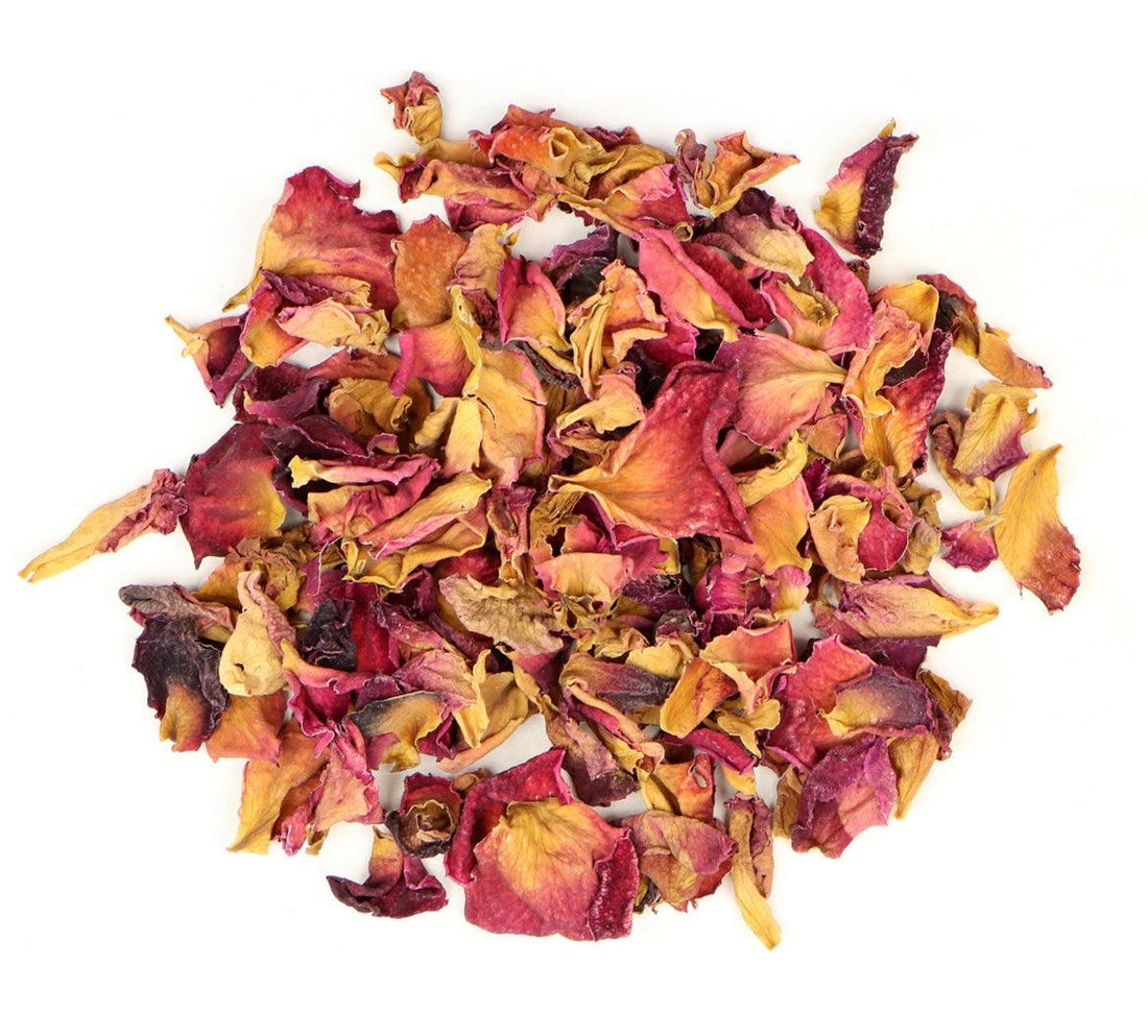 Organic Rose Petals - Red (Rosa centifolia)-Earth Fairy Holistics