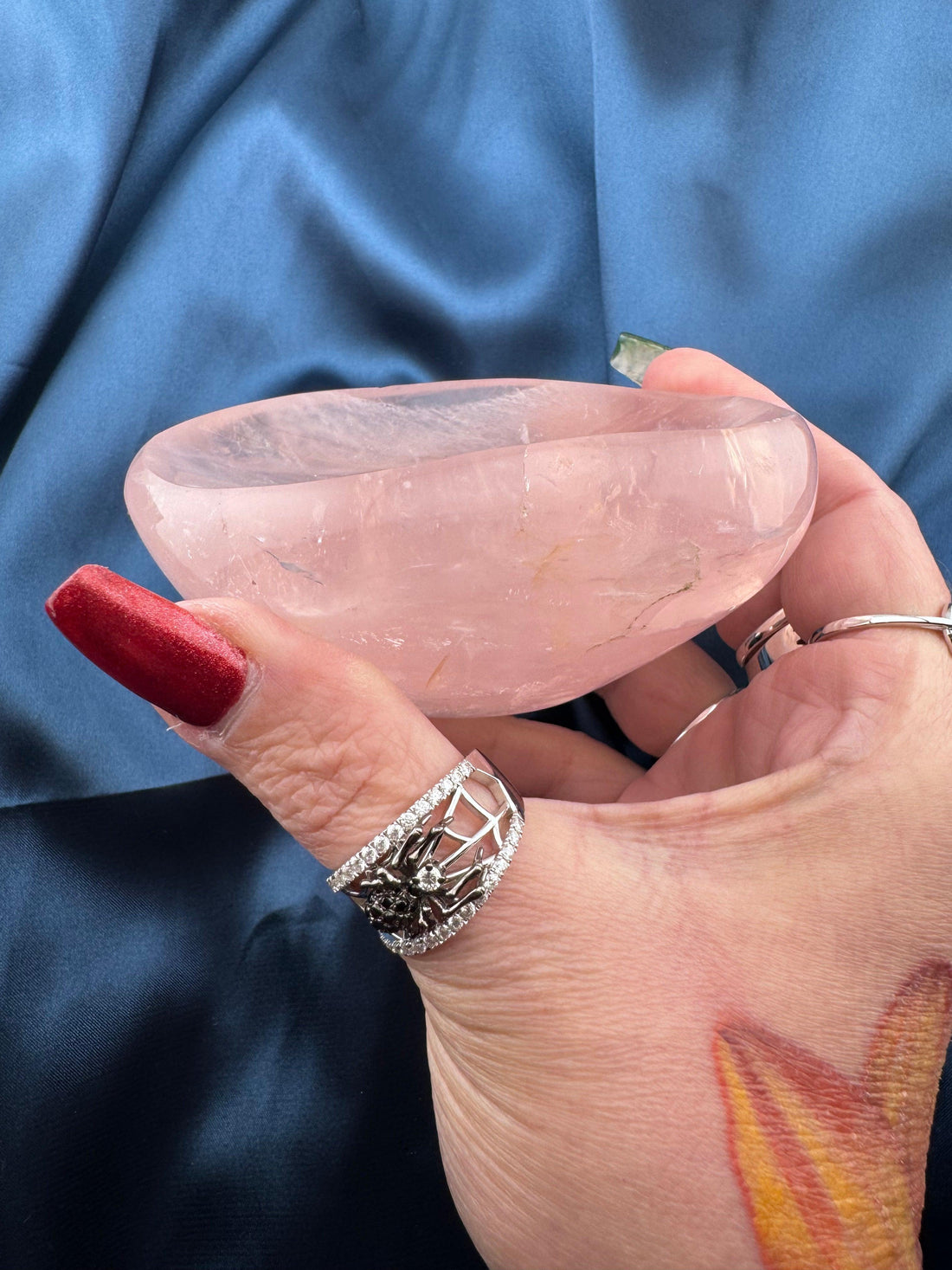 Rose Quartz Bowl-Earth Fairy Holistics