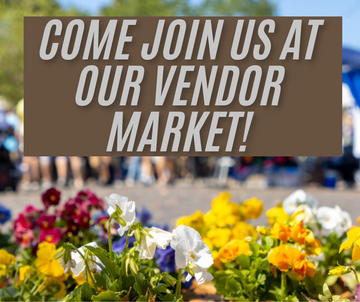August Vendor Market! August 31, 2025 12-4pm