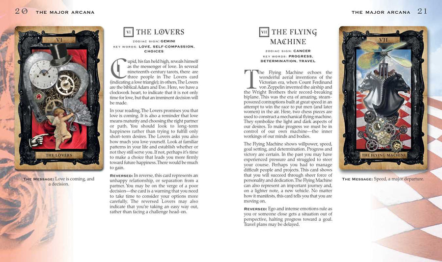 Gothic Steampunk Tarot by Liz Dean-Earth Fairy Holistics