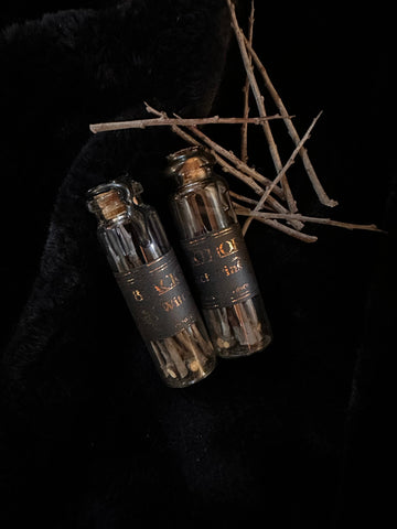 Blackthorn Witch Pin Bottles-Earth Fairy Holistics