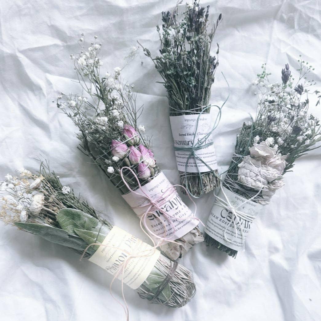 Rosemary and Lavender Sacred Smoke Cleansing Stick-Earth Fairy Holistics