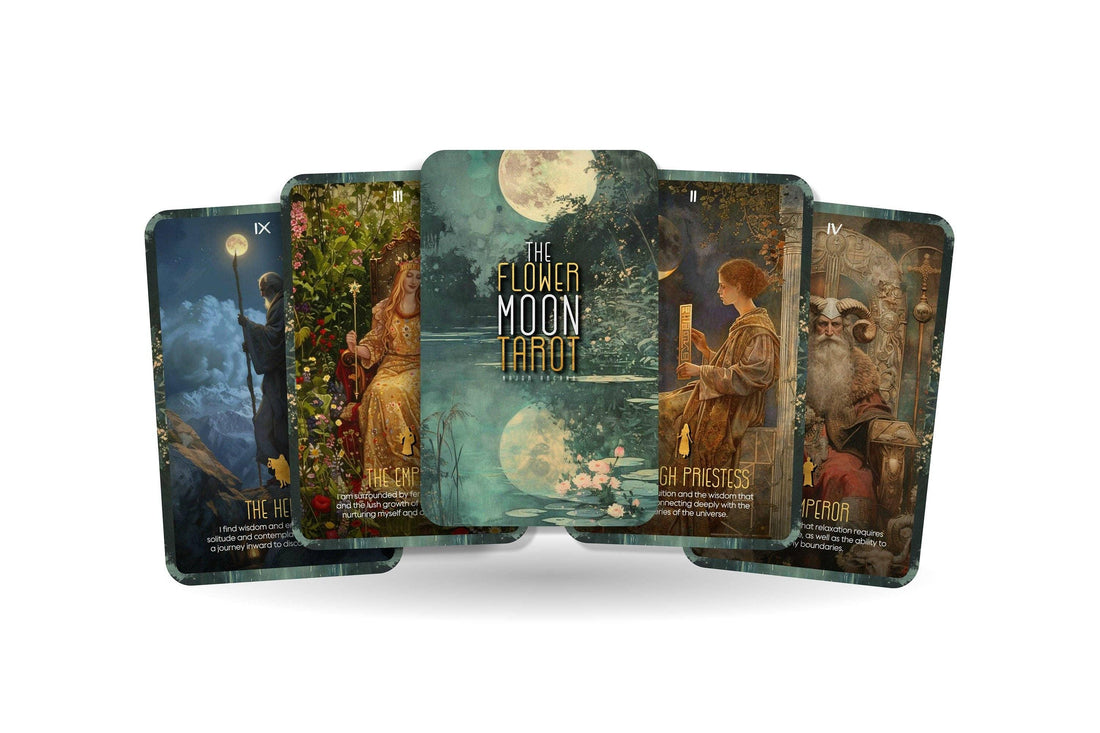 The Flower Moon Tarot - Major Arcana-Earth Fairy Holistics