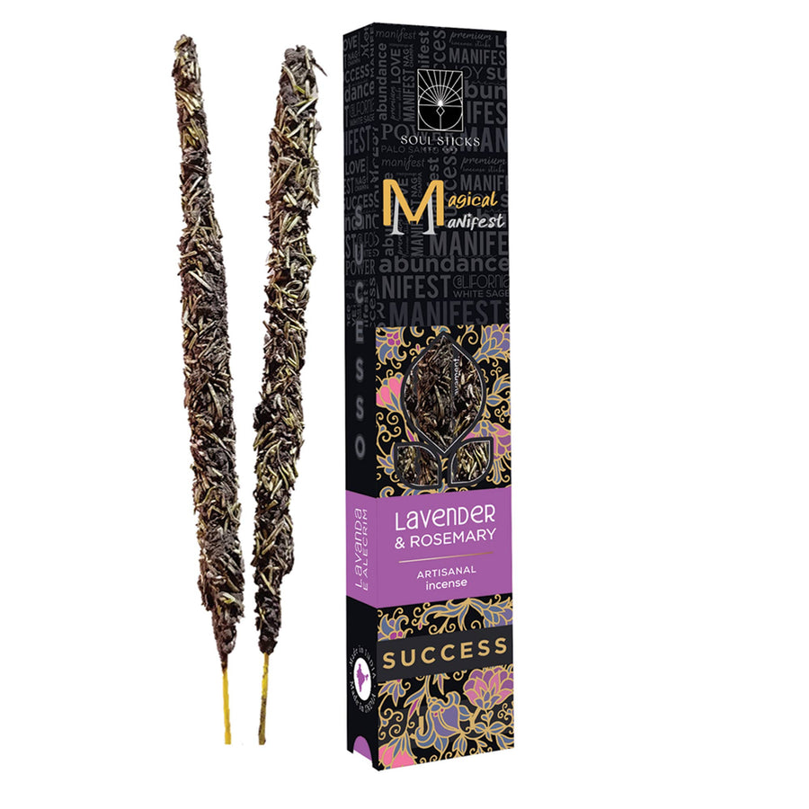 Success Lavender & Rosemary Magical Manifest Incense Sticks-Earth Fairy Holistics