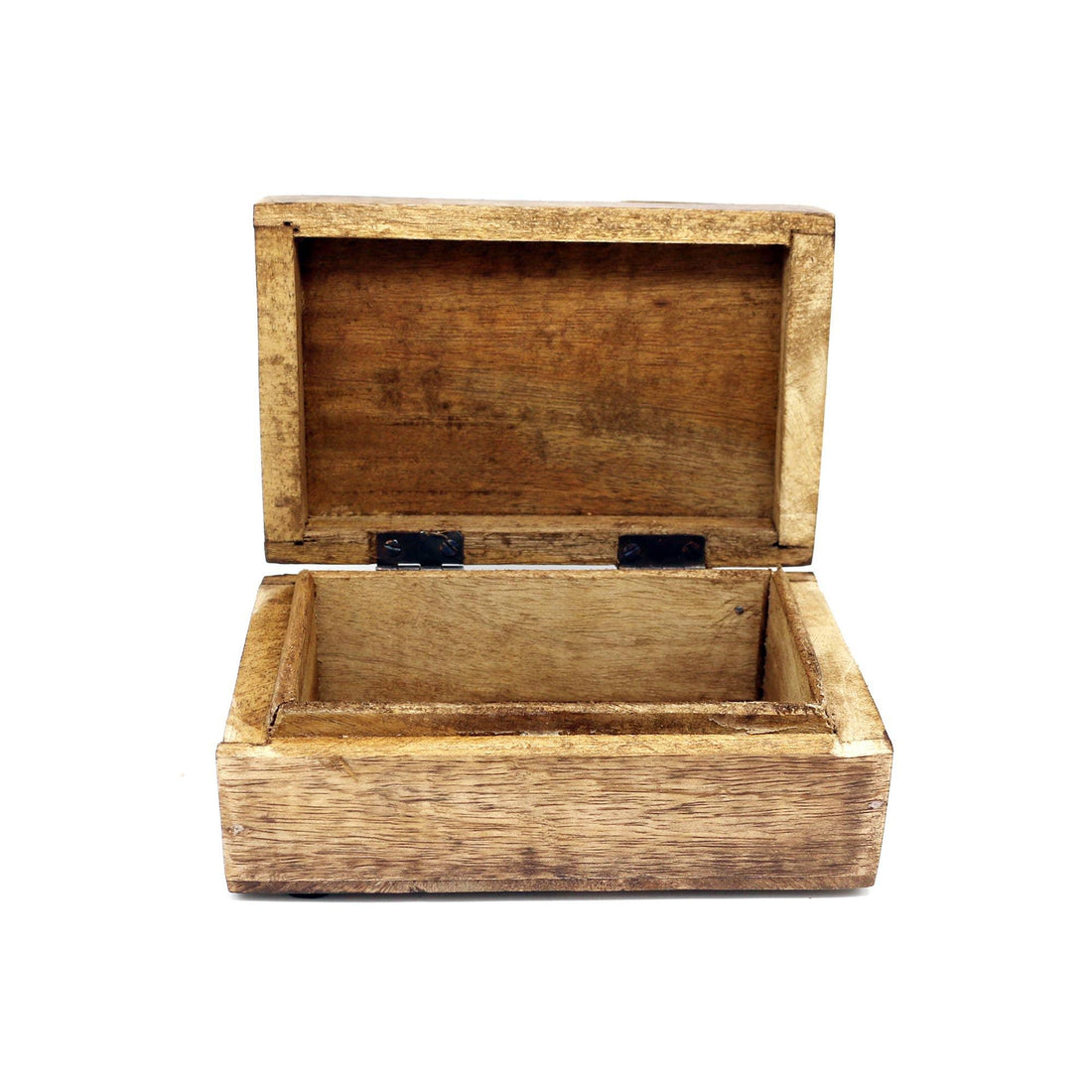 Wooden Storage Box (6 x 4 in.) - Pink Celestial (Brown)-Earth Fairy Holistics