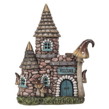 14767 Gnome Garden Home w/ LED-Earth Fairy Holistics