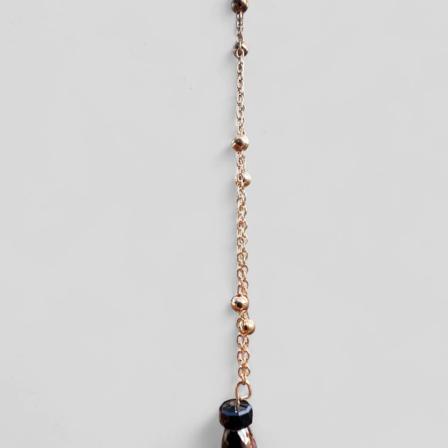 Medium Blue/Black Tree of Life Dreamcatcher with Black Heart Charm - Lapis Lazuli- Rearview Mirror Hanging or Wall Hanging - Quick Ship!-Earth Fairy Holistics