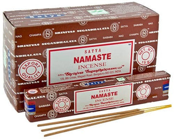 Satya - Namaste Incense Sticks (15 g.)-Earth Fairy Holistics