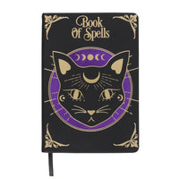 15321 Black Cat Mystic Mog Book of Spells Journal C/24-Earth Fairy Holistics