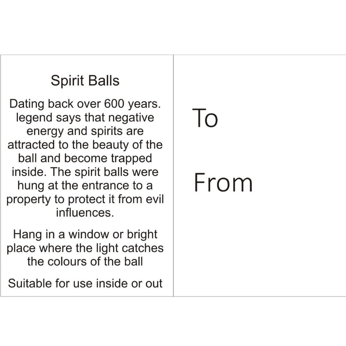 Witch's Ball (Spirit Ball) - Multicoloured Turquoise (10cm)-Earth Fairy Holistics