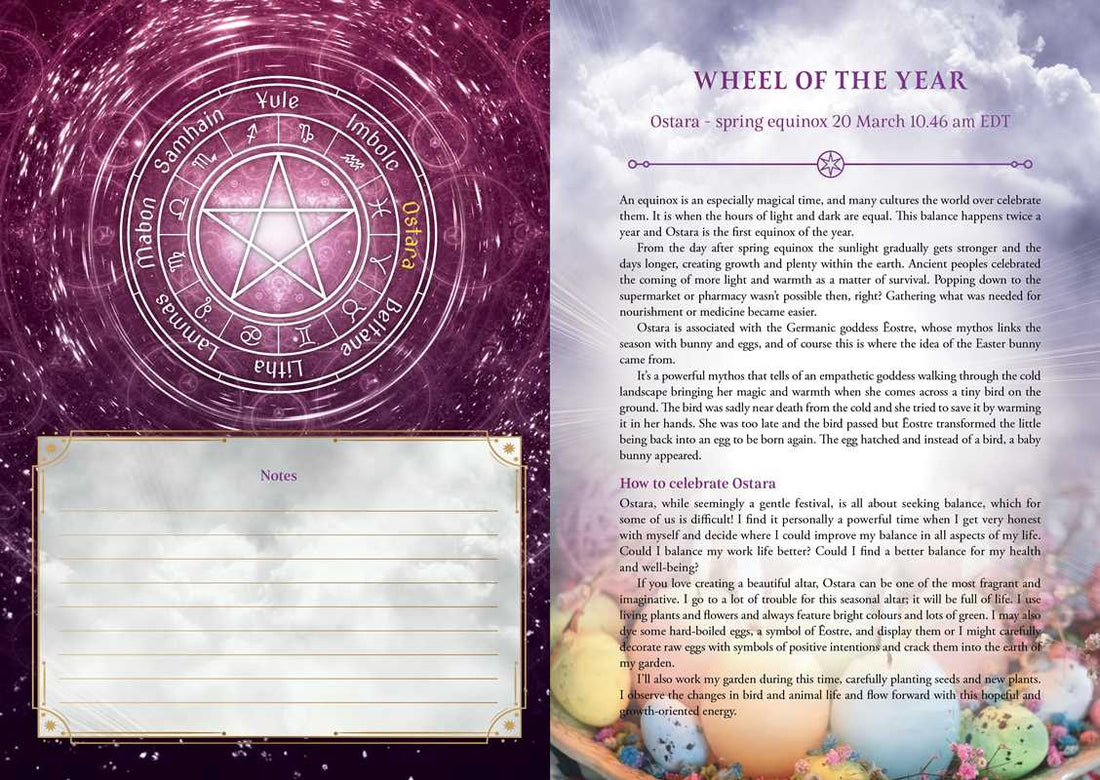 2026 Lunar and Seasonal Planner Calendar: Northern Hemisphere by Stacey Demarco-Earth Fairy Holistics