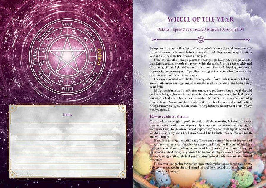 2026 Lunar and Seasonal Planner Calendar: Northern Hemisphere by Stacey Demarco-Earth Fairy Holistics
