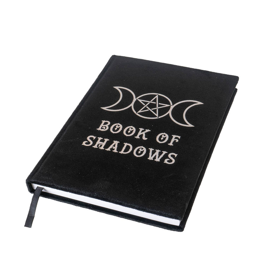 16014 Book of Shadows Velvet A5 Journal-Earth Fairy Holistics