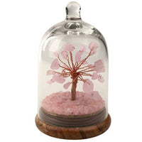 GEMSTONE TREES IN A GLASS DOME-Earth Fairy Holistics