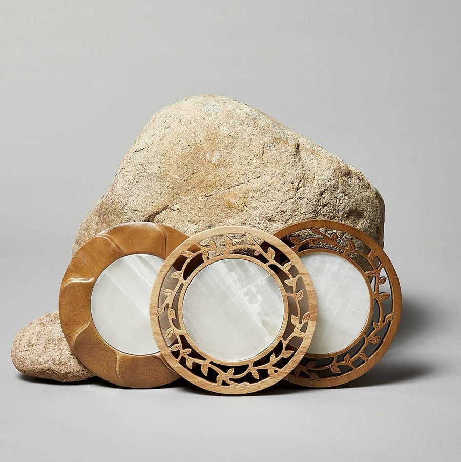 Decorative Selenite Plate-Earth Fairy Holistics