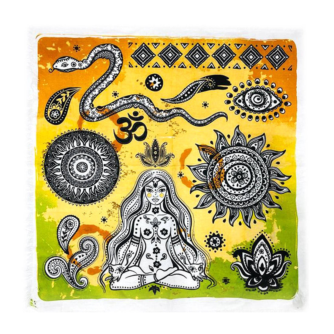 Spiritual Meditation Altar Cloth (18 x 18 in.)-Earth Fairy Holistics