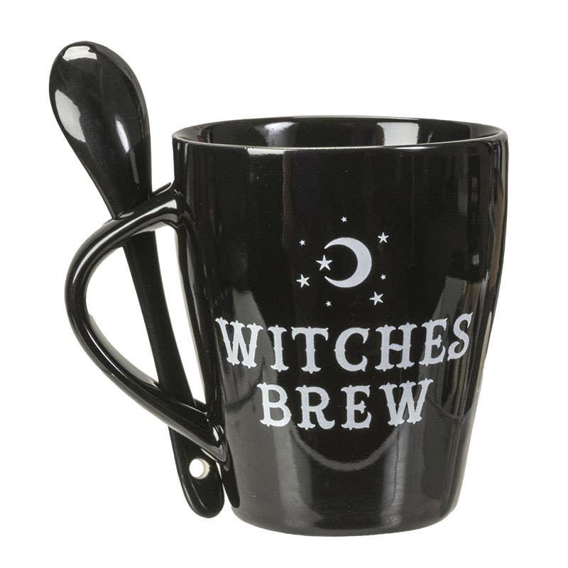 Witches Brew Mug and Spoon Set-Earth Fairy Holistics