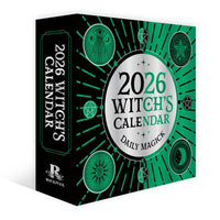 2026 Witch's Calendar: Daily Magick Day-to-Day Calendar by Barbara Meiklejohn-Free-Earth Fairy Holistics