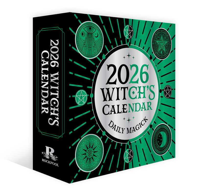 2026 Witch's Calendar: Daily Magick Day-to-Day Calendar by Barbara Meiklejohn-Free-Earth Fairy Holistics