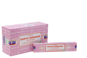 Satya - Exotic Romance Incense Sticks (15 g.)-Earth Fairy Holistics