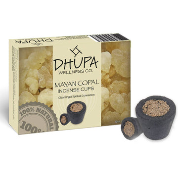 DHUPA - Mayan Copal Incense Cups Box (6)-Earth Fairy Holistics