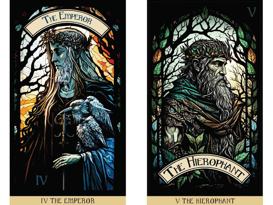 Stained Glass Tarot by James Edward-Earth Fairy Holistics