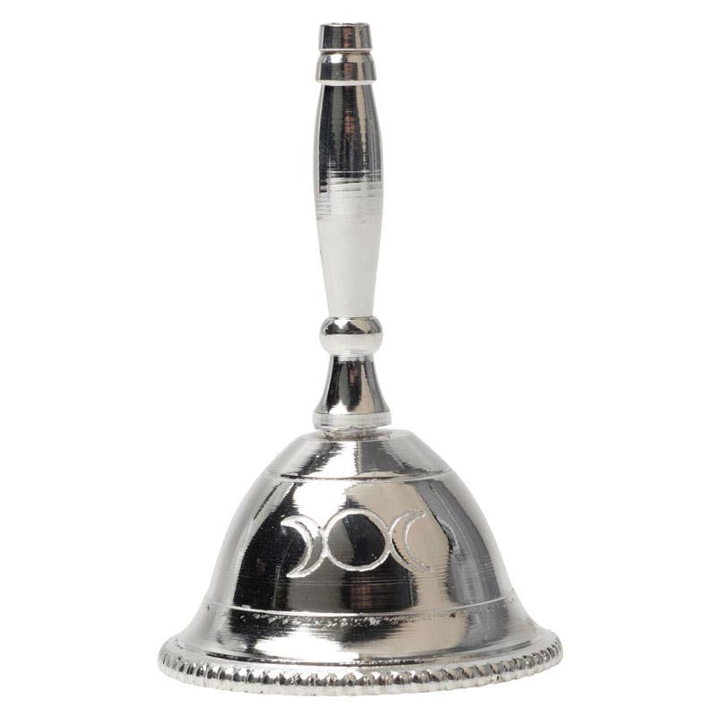 Silver Altar Bell Triple Goddess-Earth Fairy Holistics