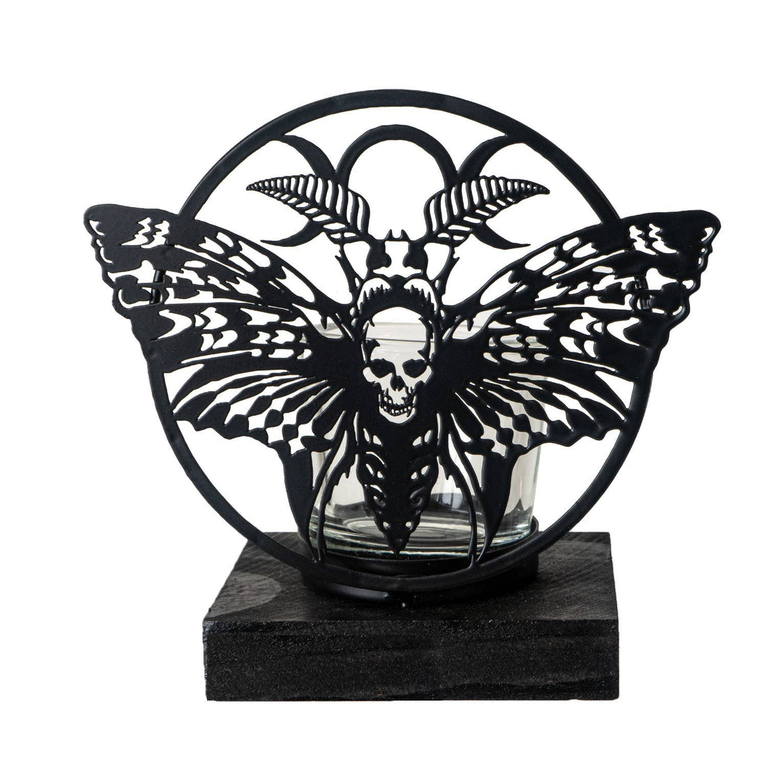 15878 Death's Head Moth Tealight Holder-Earth Fairy Holistics