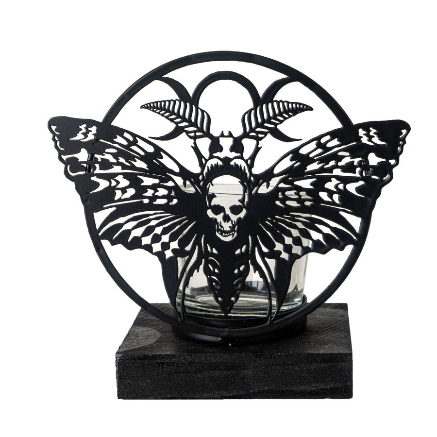 15878 Death's Head Moth Tealight Holder-Earth Fairy Holistics