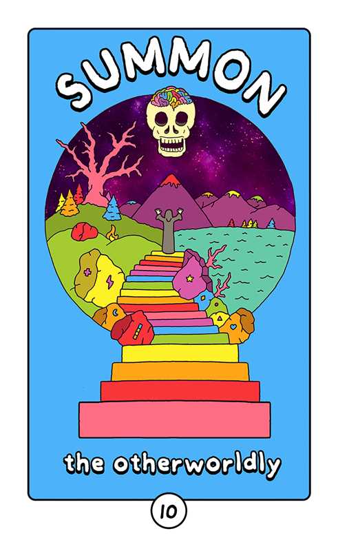 Rainbow Brainskull Oracle Deck by Ramin Nazer-Earth Fairy Holistics