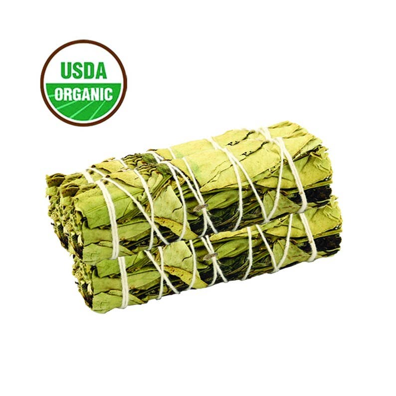 Lemon Balm and Peppermint Sage Smudge Stick (4 in.)-Earth Fairy Holistics