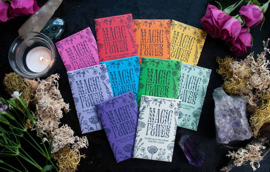 2" x 3.5" Mini Plant Poetry Oracle Card Mystery Pack-Earth Fairy Holistics