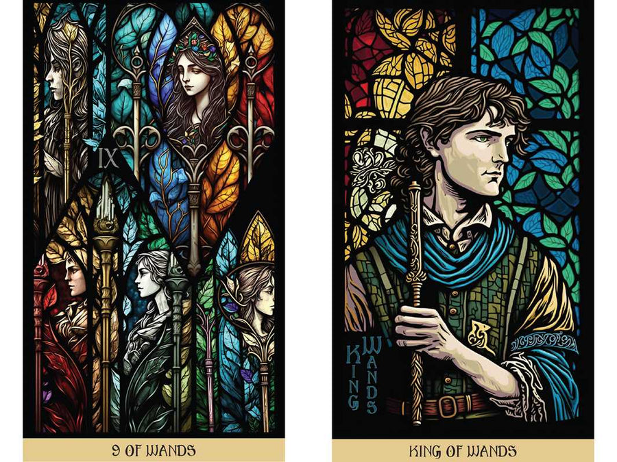 Stained Glass Tarot by James Edward-Earth Fairy Holistics