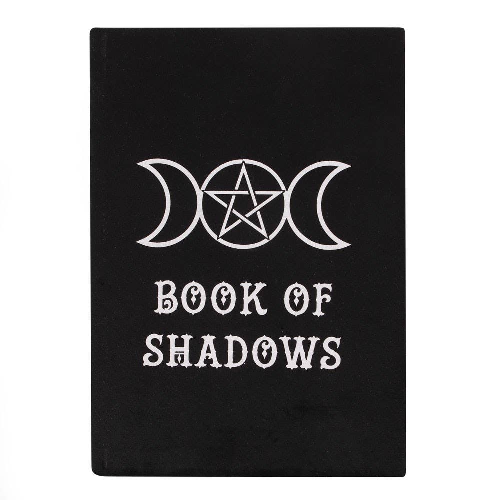 16014 Book of Shadows Velvet A5 Journal-Earth Fairy Holistics