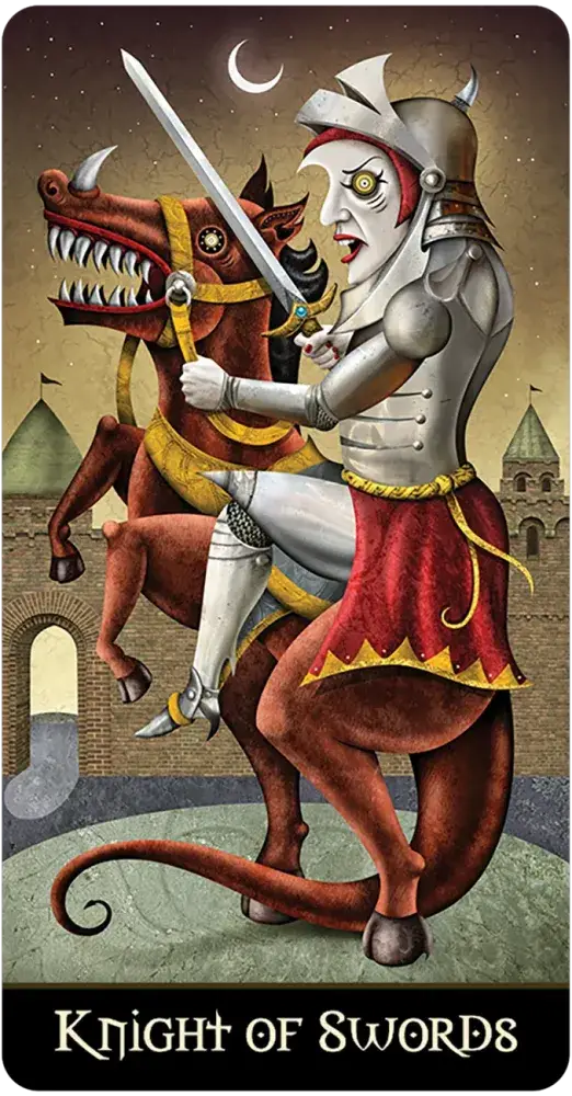 Deviant Moon Tarot Borderless Miniature Edition-Earth Fairy Holistics