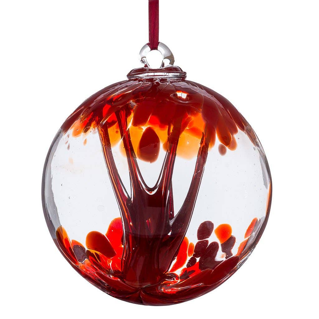 Witch's Ball (Spirit Ball) - Red (10cm)-Earth Fairy Holistics
