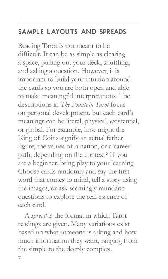 The Fountain Tarot-Earth Fairy Holistics